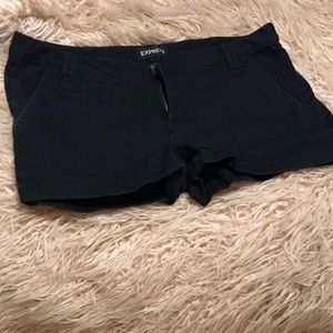 Express black shorts size 4